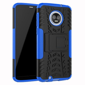Moto G6 Heavy Duty Case Blue