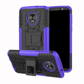 Moto G6 Plus Heavy Duty Case Purple Moto G6 Plus Heavy Duty Case Purple