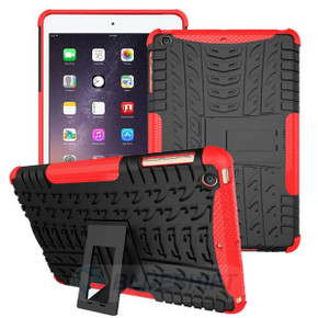 Apple iPad Mini 1/2/3    Heavy Duty Case    Red