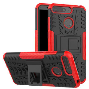 Huawei Y6 2018      Heavy Duty Case    Red