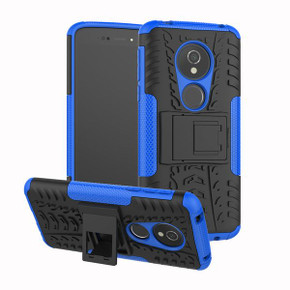 Moto E5/G6Play Heavy Duty Case Blue