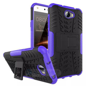 Huawei Y6 Elite      Heavy Duty Case    Purple