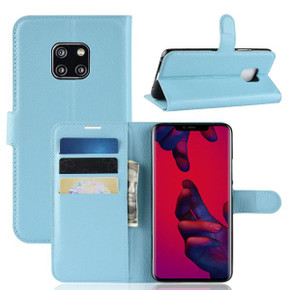 Huawei Mate 20 Pro      Pu Wallet Case    [Lightblue]