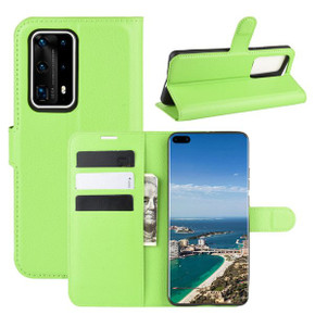 Huawei P40 Pro Plus      Pu Wallet Case    [Green]