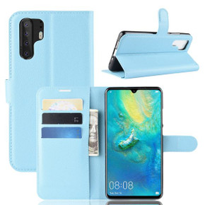Huawei P30 Pro      Pu Wallet Case    [Lightblue]