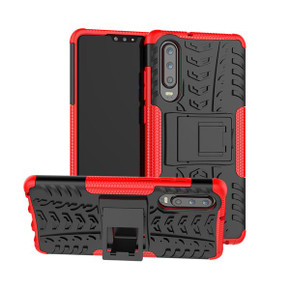 Huawei P30      Heavy Duty Case    Red