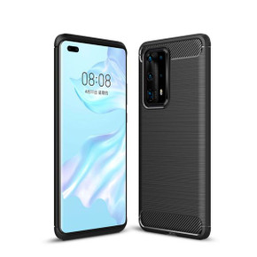 Huawei P40 Pro Plus      Carbon Fibre Case    Black