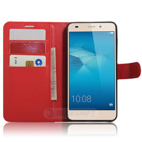 Huawei Gt3      Pu Wallet Case    [Red]
