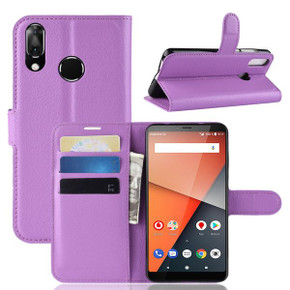 Vodafone Smart X9      Pu Wallet Case    [Purple]