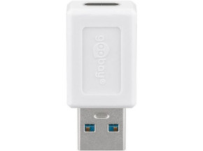 Goobay USB-C 3.0 female > USB 3.0 male (type A) - White