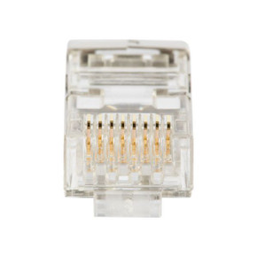 DYNAMIX Cat6 STP Push Through Plug, 50u Jar, RJ-45PTC6S-100J