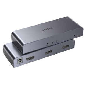 UNITEK 4K HDMI Splitter 1x2, 30Hz, Power Adapter Included - V1130A01