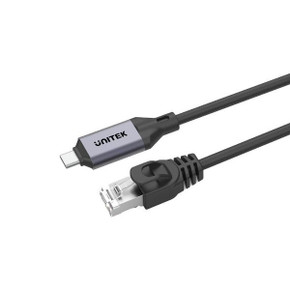 UNITEK 2m USB-C to RJ45 Ethernet Cable, 1Gbps, Plug & Play, C18148AGY01-2M
