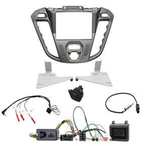 Fitting Kit Ford Transit 2012 - 2016 Double Din (Silver) Complete Kit