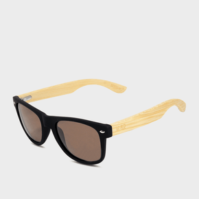 Moana Road 50/50s Sunglasses [Black w/ Brown Lens - 467]