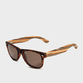 Moana Road 50/50s Sunglasses [Tortoise w/ Striped Arms - 468]