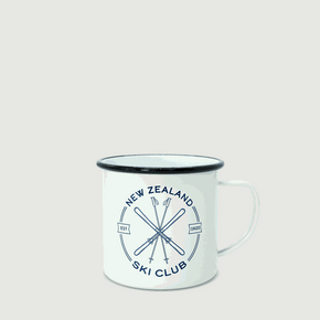 Moana Road Enamel Mug [ NZ Ski Club - 615a]