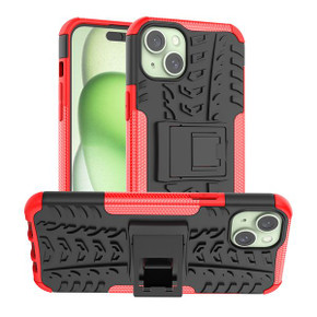Apple iPhone 15 Plus Heavy Duty Case Red