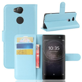 Sony Xperia Xa2      PU Wallet Case    [Lightblue]