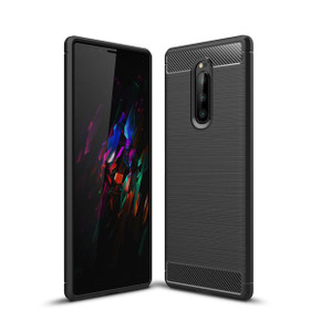 Sony Xperia 1      Carbon Fibre Case    [Black]