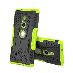 Sony Xperia XZ2      Heavy Duty Case    [Green]