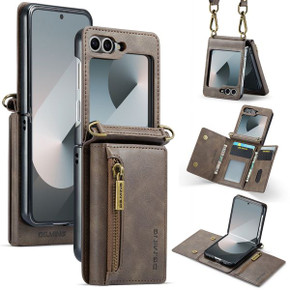 Samsung Galaxy Z Flip 6      Pu Wallet Case    [Coffee]