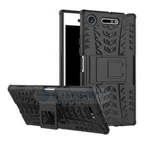 Sony Xperia XZ1      Heavy Duty Case    [Black]