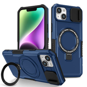 Apple iPhone 15 Magsafe Sliding Cover Case Navy