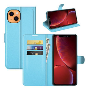 Apple iPhone 14 Plus Leather Texture Case Navy Apple iPhone 14 Plus Leather Texture Case Navy