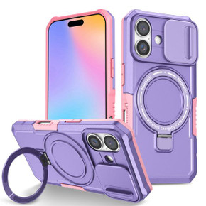 Apple iPhone 16      Magsafe Sliding Cover Case    [Purple]