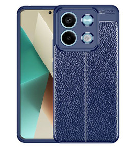 Xiaomi Redmi Note 13 5G      Leather Texture Case    [Navy]