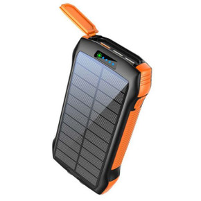 PROMATE SOLARTANK-20PDQI 20000mAh Rugged EcoLight Solar Power Bank with 10W Wireless Qi Charging and 20W Power Delivery