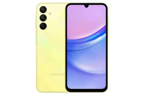Samsung Galaxy A15 SM-A155/DS Mobile Phone [ 128GB / 6GB RAM - Yellow ]