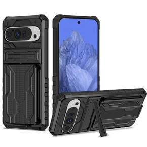 Google Pixel 9 Pro XL  Kickstand Heavy Duty Case [Black]