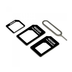 Noosy 4-in-1 Nano Micro SIM Adapter Standard SIM Card Tray
