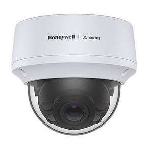 HONEYWELL 35 Series 5MP WDR IR IP Dome Camera with 2.8mm Fixed Lens. Up to 40M IR. Rugged Outdoor IP66 Housing. IK10 Vandal Resistant PoE (IEEE 802.3af) or 12VDC. True WDR, 120dB Auto (ICR) / Colour