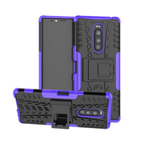 Sony Xperia 1      Heavy Duty Case    [Purple]