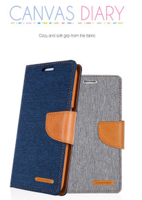 Mercury Canvas Wallet Case - iPhone 13 Pro [Black] 