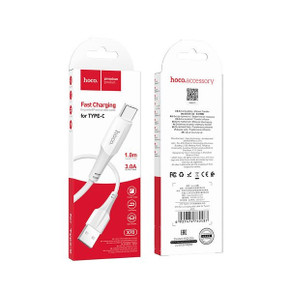 Fast Charging Nylon Braided USB Cable (X70) [Type C - White] 