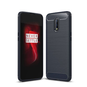 Oneplus 7      Carbon Fibre Case    Navy