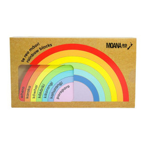 Moana Road Rainbow Blocks [ Te Reo Maori & English - 790]