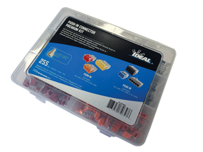 IDEAL INDUSTRIES In-Sure Push-In Connector Premium Kit - 225 Pieces (50x 2, 3 & 4 Ports, 40x 5 Ports, 20x 6 Ports, 15x 8 Ports, 30x Twister Connectors) - Product Code: 32A24A