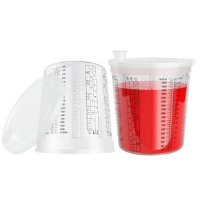 Hanspray Mixing Cups 1900Ml - Sleeve of 25 (Product Code: HSMC1900)