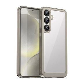 Galaxy S25 Plus Soft Gel Bumper Case [Clear Grey]
