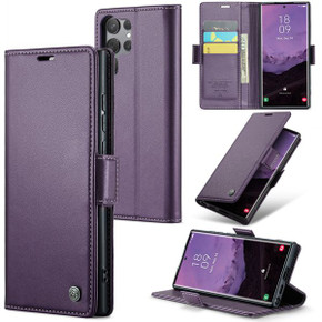 Galaxy S25 Ultra      Pu Wallet Case    [Purple]