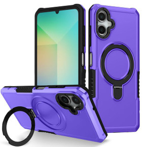 Galaxy A06 4G  Kickstand Heavy Duty Case [Purple]