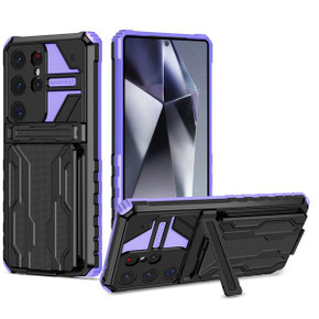 Galaxy S25 Ultra  Kickstand Heavy Duty Case [Purple]