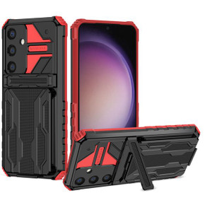 Galaxy S25 Plus  Kickstand Heavy Duty Case [Red]