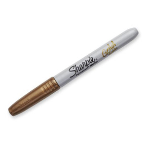 Sharpie Permanent Marker Metallic Gold Fine Point (MOQ 12) SH1823889