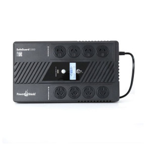POWERSHIELD SafeGuard 1000VA Line Interactive UPS with 4 Battery Backup & Surge Outlets, 4 Surge Only Outlets - PSG1000